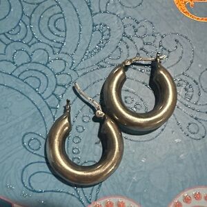 925 Silver Hoop Earrings